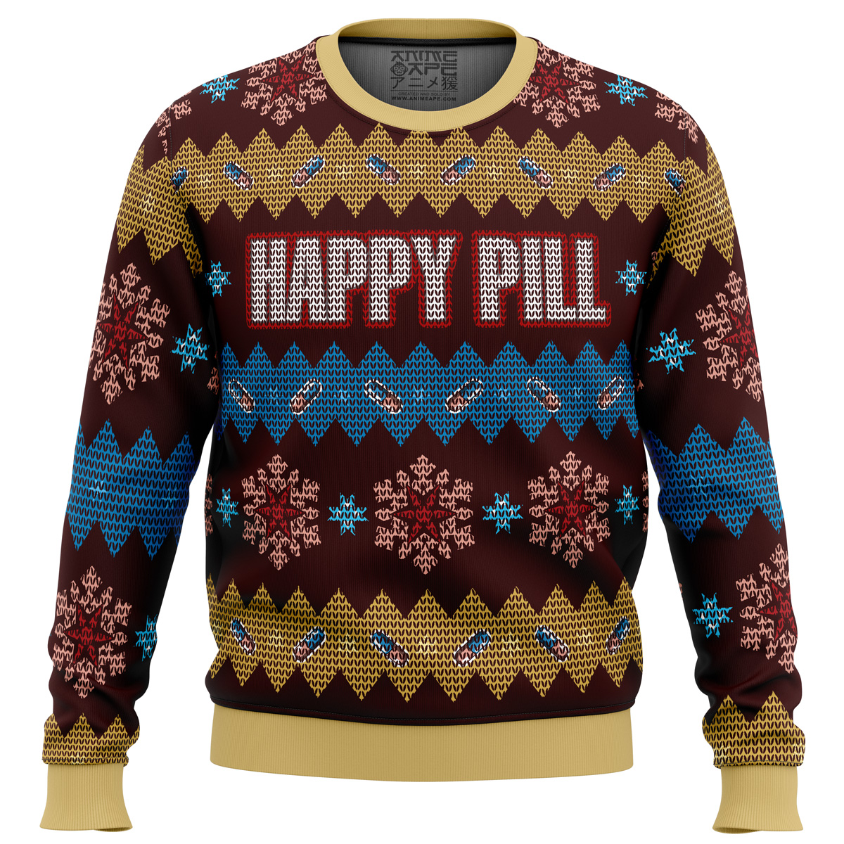 akira happy pill ugly christmas sweater ana2207 2315 - Fandomaniax Store