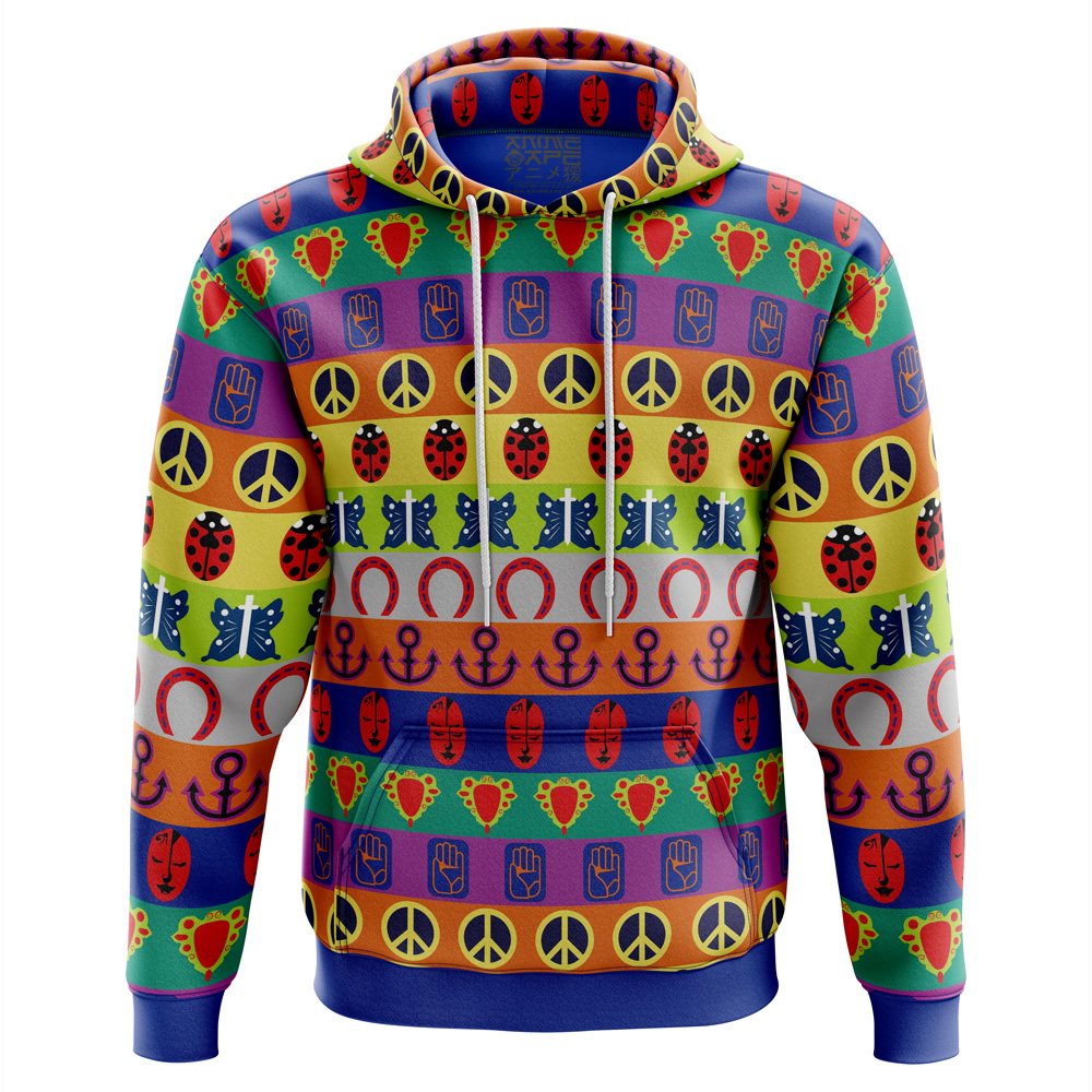 all symbols pattern jojos bizarre adventure hoodie ana2207 8301 - Fandomaniax Store