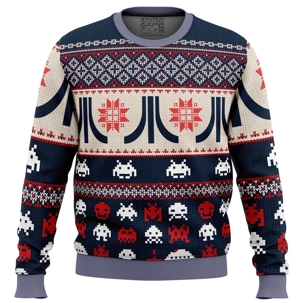 atari classic ugly christmas sweater ana2207 2114 - Fandomaniax Store