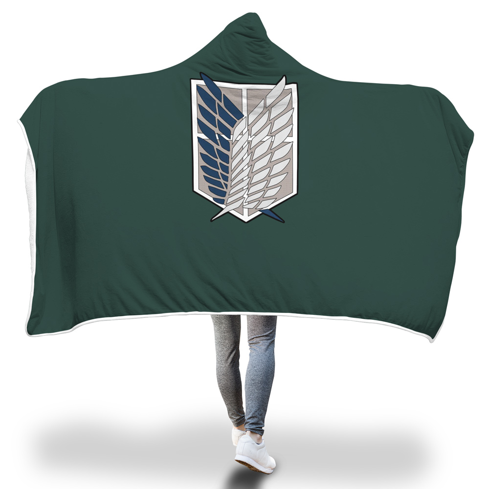 attack on titan scouting regiment cape hooded blanket ana2207 5026 - Fandomaniax Store