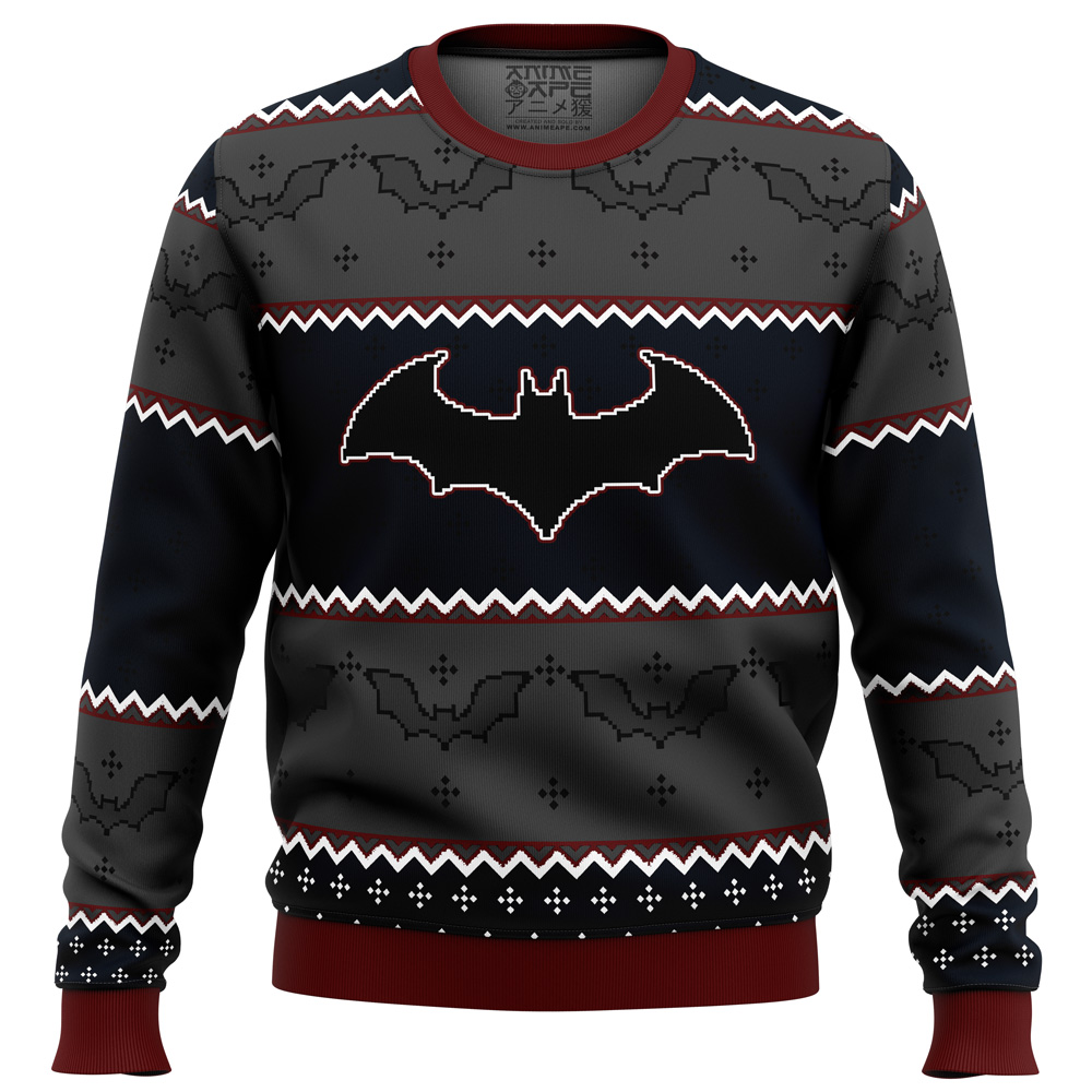 batman dark ugly christmas sweater ana2207 8940 - Fandomaniax Store