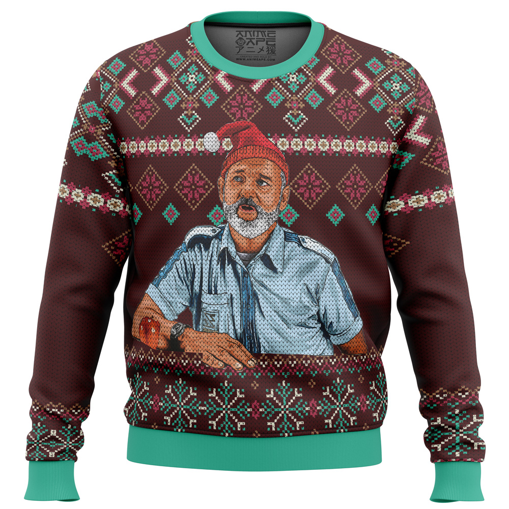 bill murray ugly christmas sweater ana2207 8142 - Fandomaniax Store