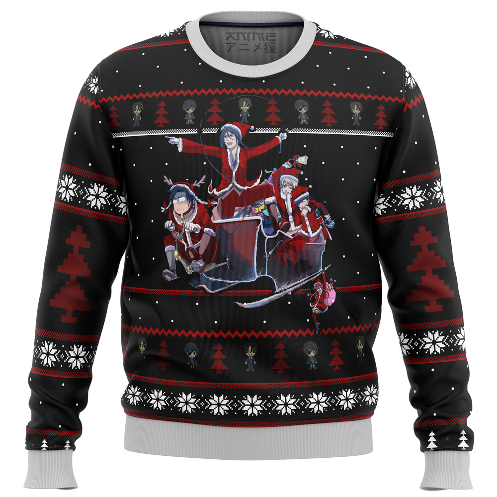 black butler holiday ugly christmas sweater ana2207 1047 - Fandomaniax Store