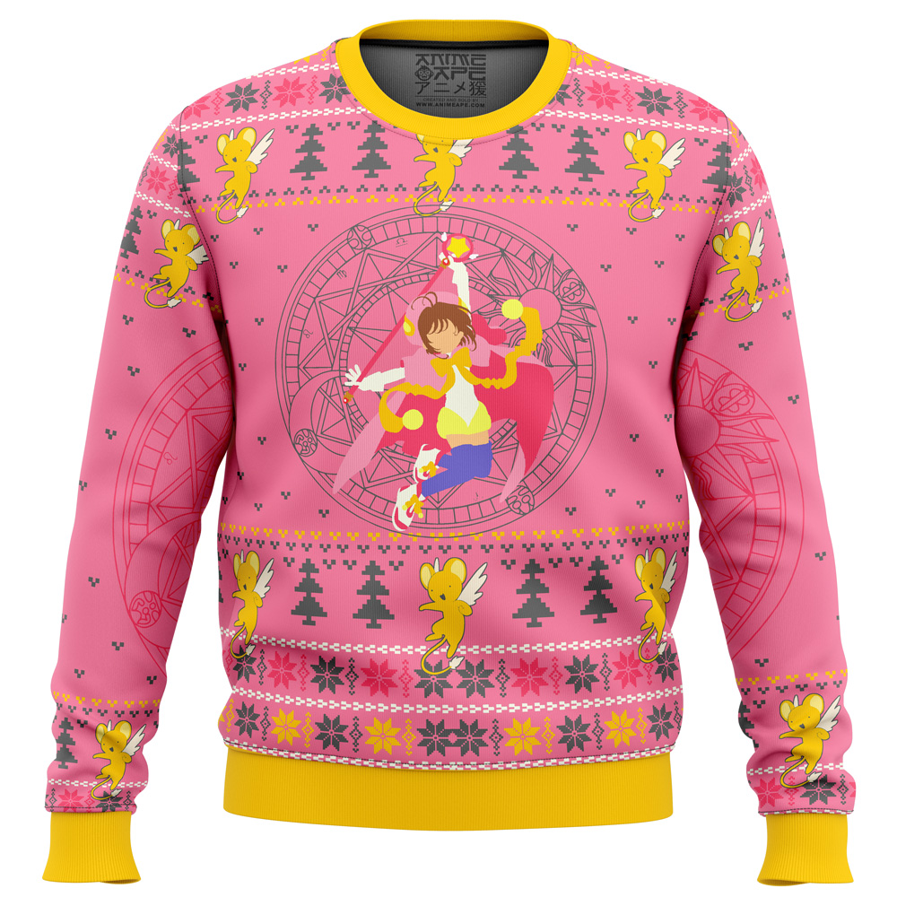cardcaptor sakura ugly christmas sweater ana2207 5010 - Fandomaniax Store
