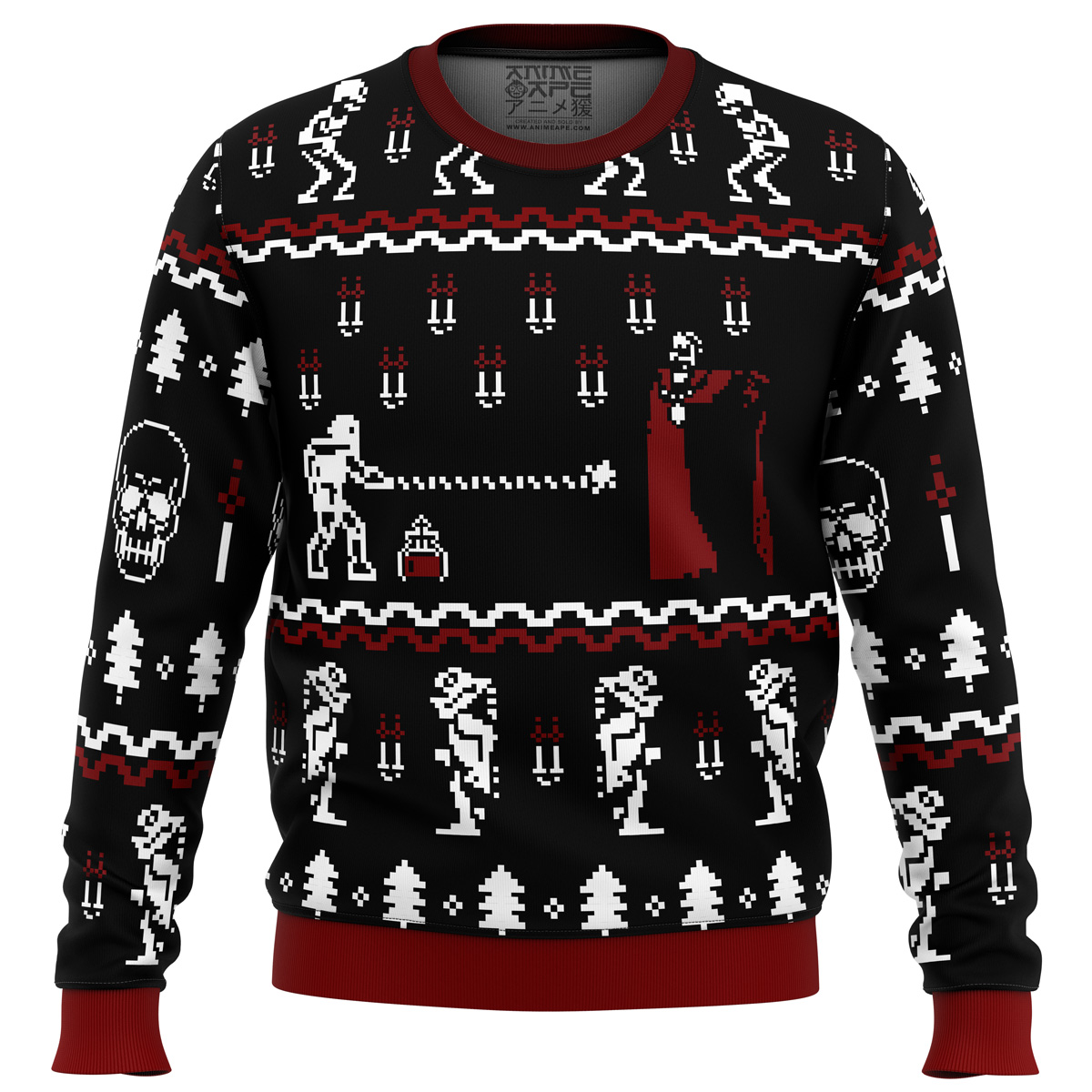 castlevania classic game ugly christmas sweater ana2207 8599 - Fandomaniax Store