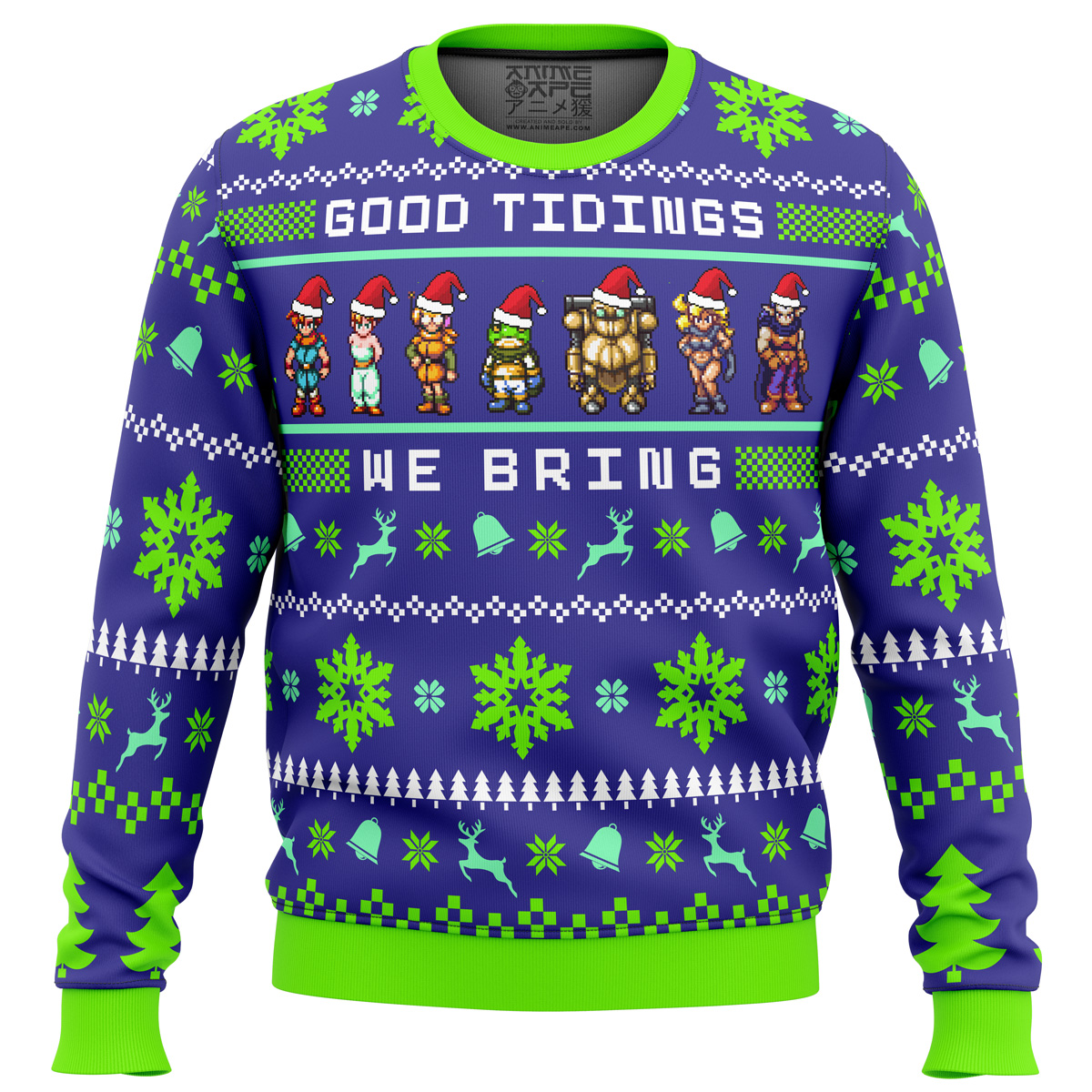 chrono trigger good tidings we bring ugly christmas sweater ana2207 4943 - Fandomaniax Store