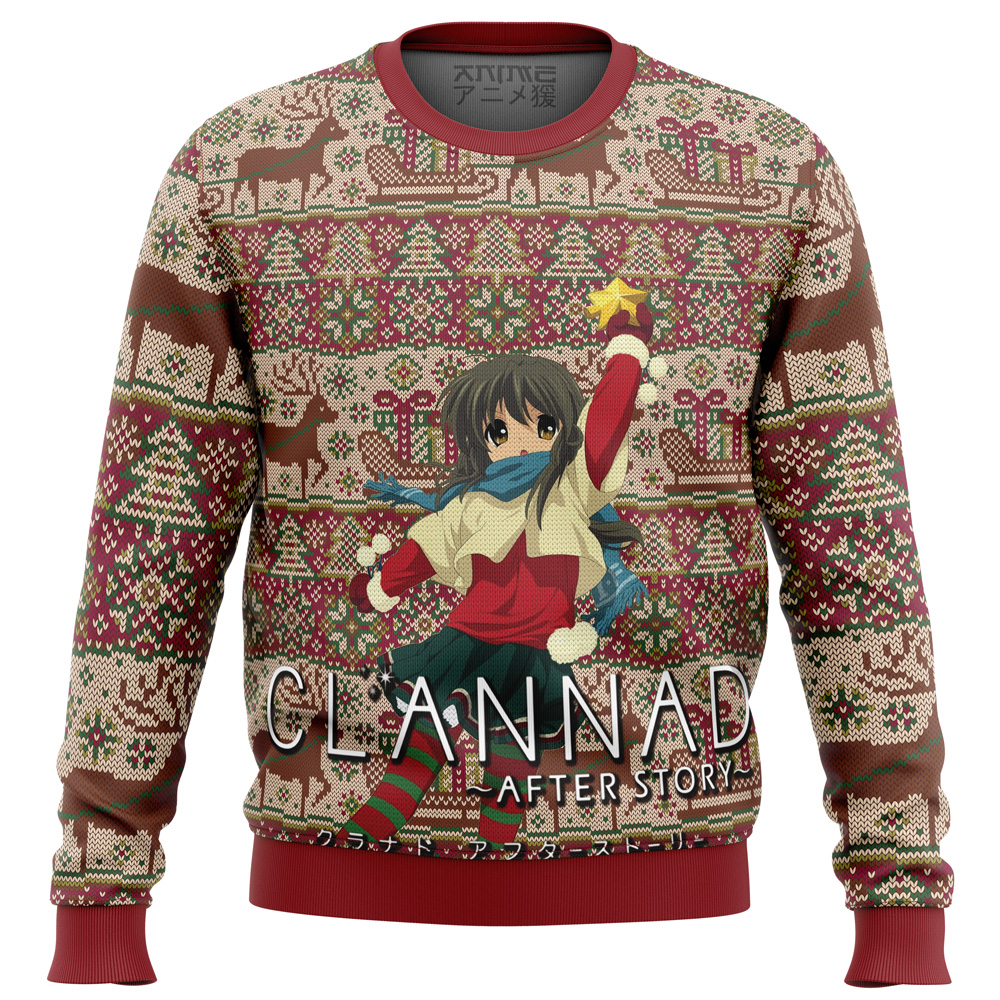 clannad alt ugly christmas sweater ana2207 8727 - Fandomaniax Store