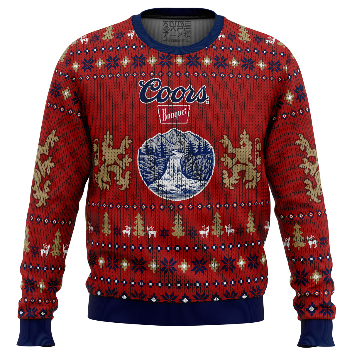 coors banquet ugly christmas sweater ana2207 5911 - Fandomaniax Store