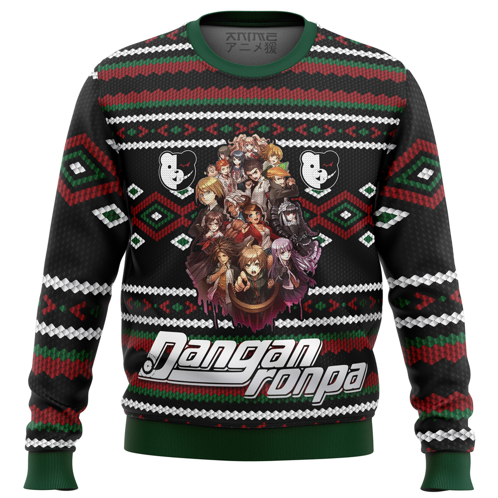 danganronpa alt ugly christmas sweater ana2207 5324 - Fandomaniax Store