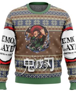demon slayer alt ugly christmas sweater ana2207 4472 - Fandomaniax Store