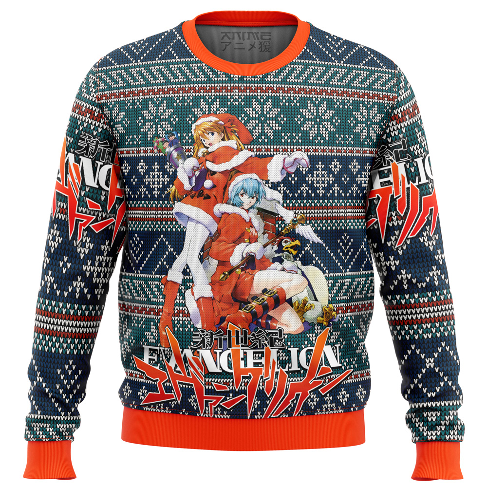 evangelion alt ugly christmas sweater ana2207 8518 - Fandomaniax Store