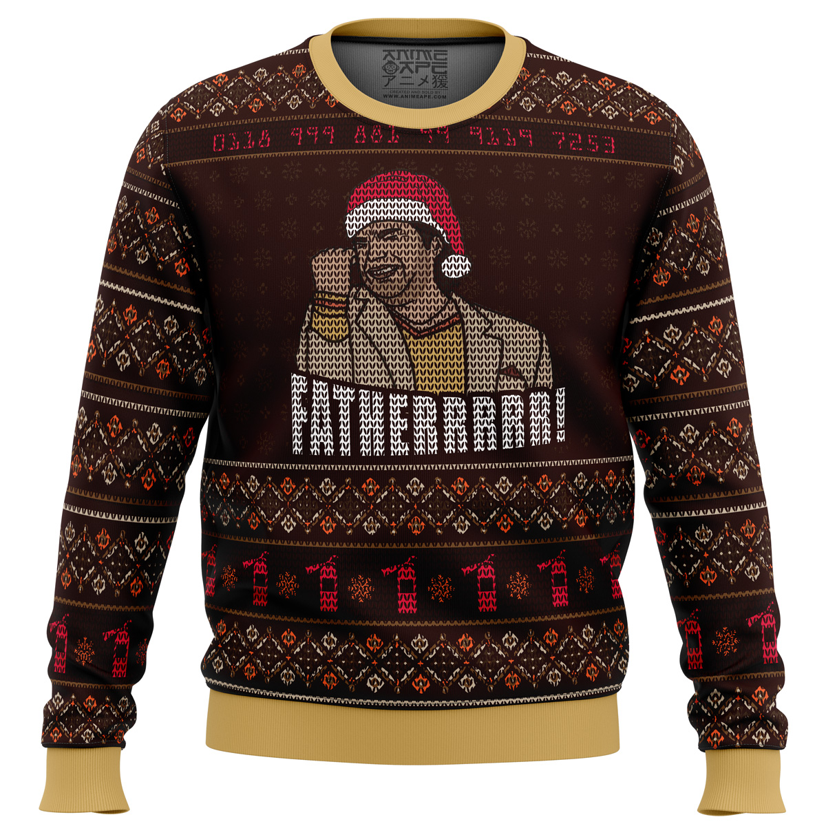 fatherrrr the it crowd ugly christmas sweater ana2207 1450 - Fandomaniax Store