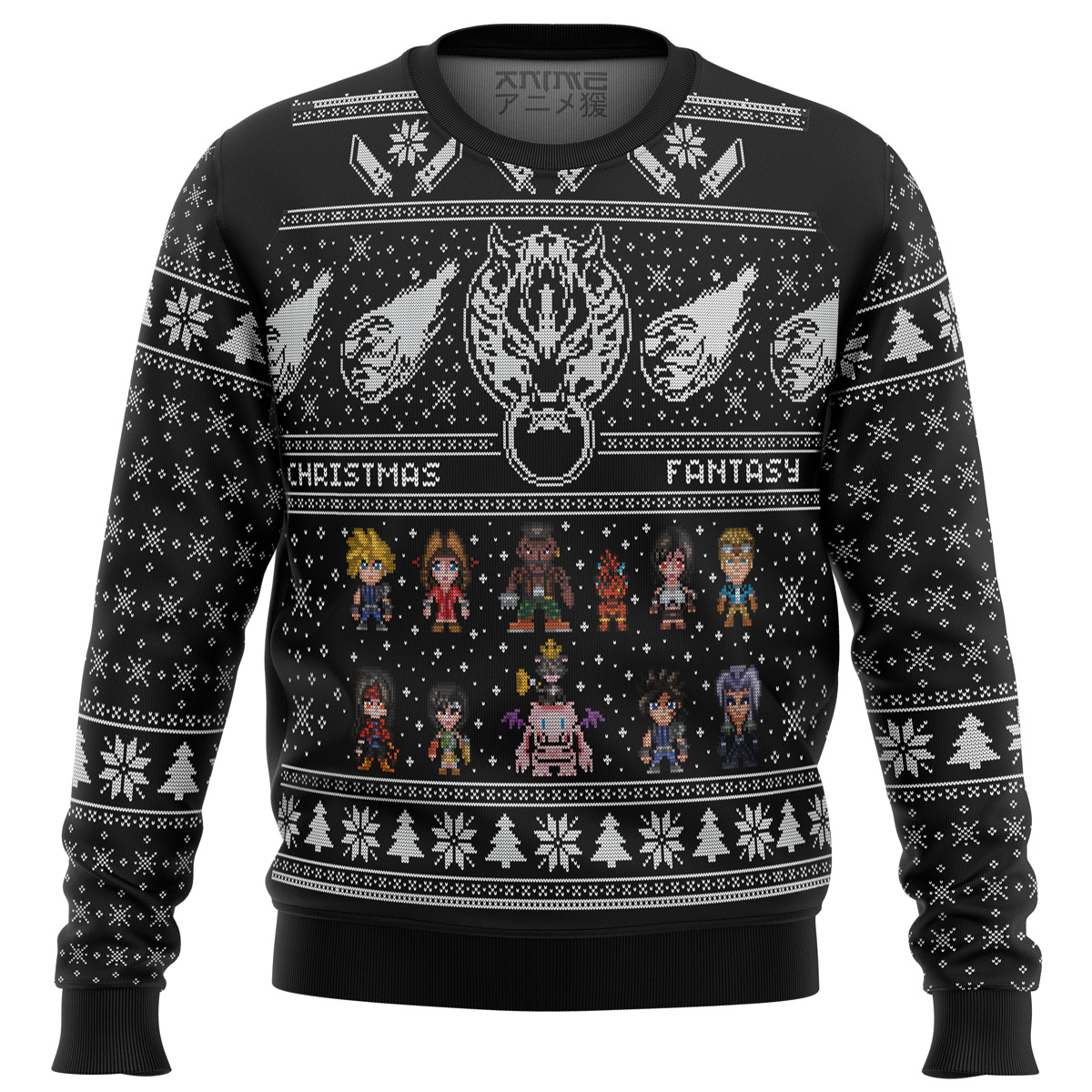 final fantasy 7 vii ff7 ugly christmas sweater ana2207 5384 - Fandomaniax Store