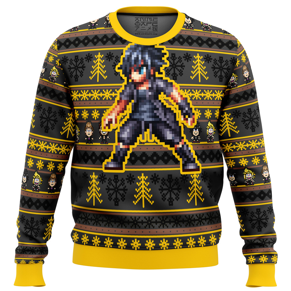 final fantasy zack ugly christmas sweater ana2207 8370 - Fandomaniax Store