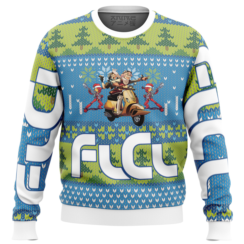 flcl fooly cooly alt ugly christmas sweater ana2207 3067 - Fandomaniax Store