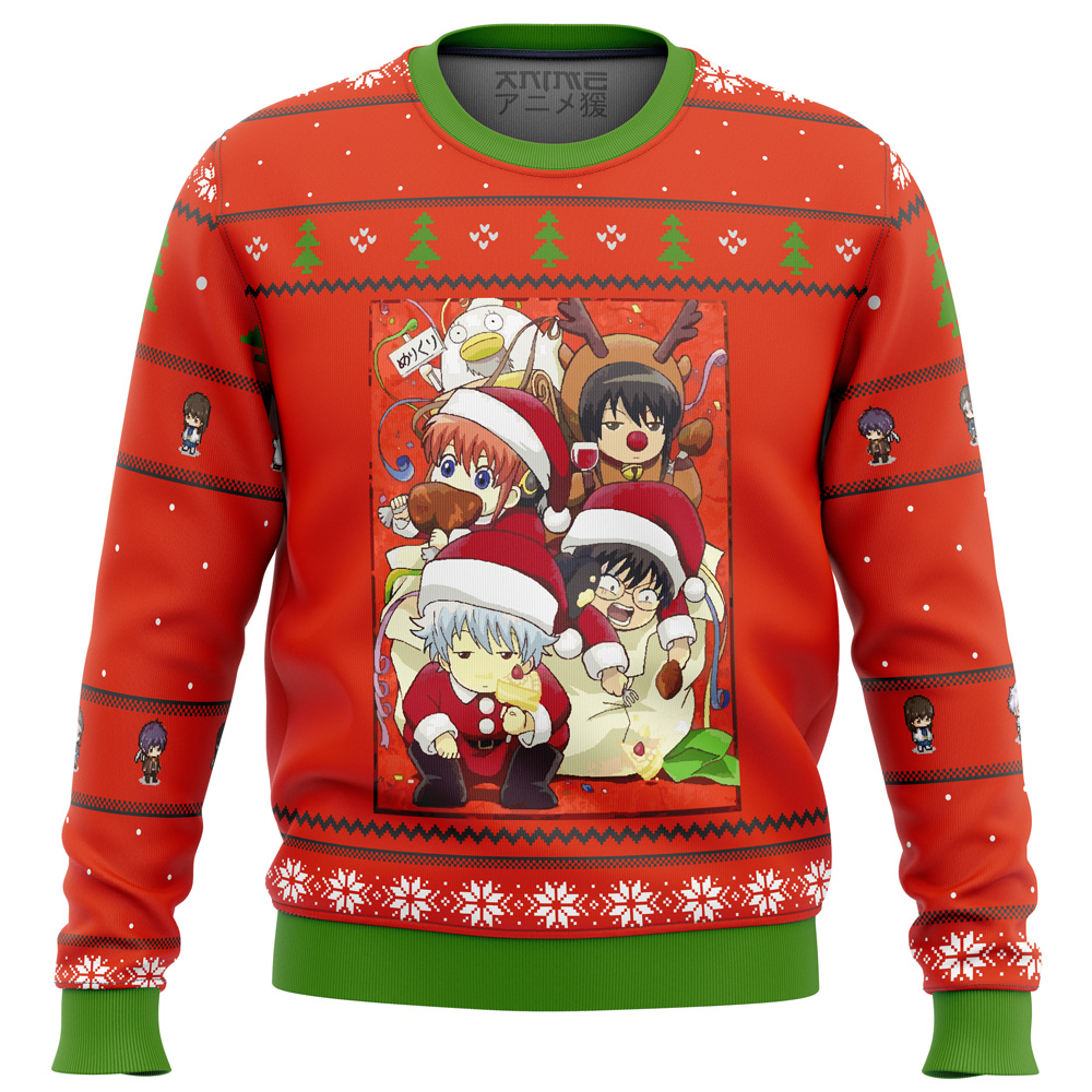 gintama holiday christmas sweater ana2207 6611 - Fandomaniax Store