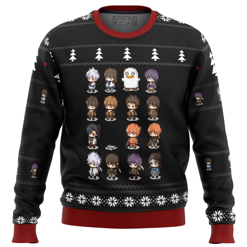 gintama sprites ugly christmas sweater ana2207 4638 - Fandomaniax Store