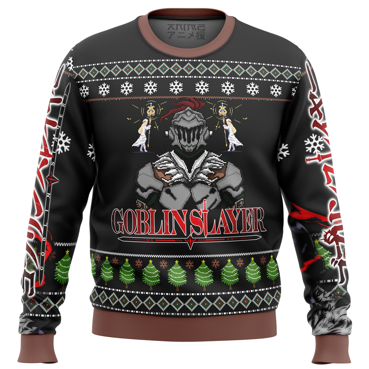 goblin slayer 2 ugly christmas sweater ana2207 3824 - Fandomaniax Store