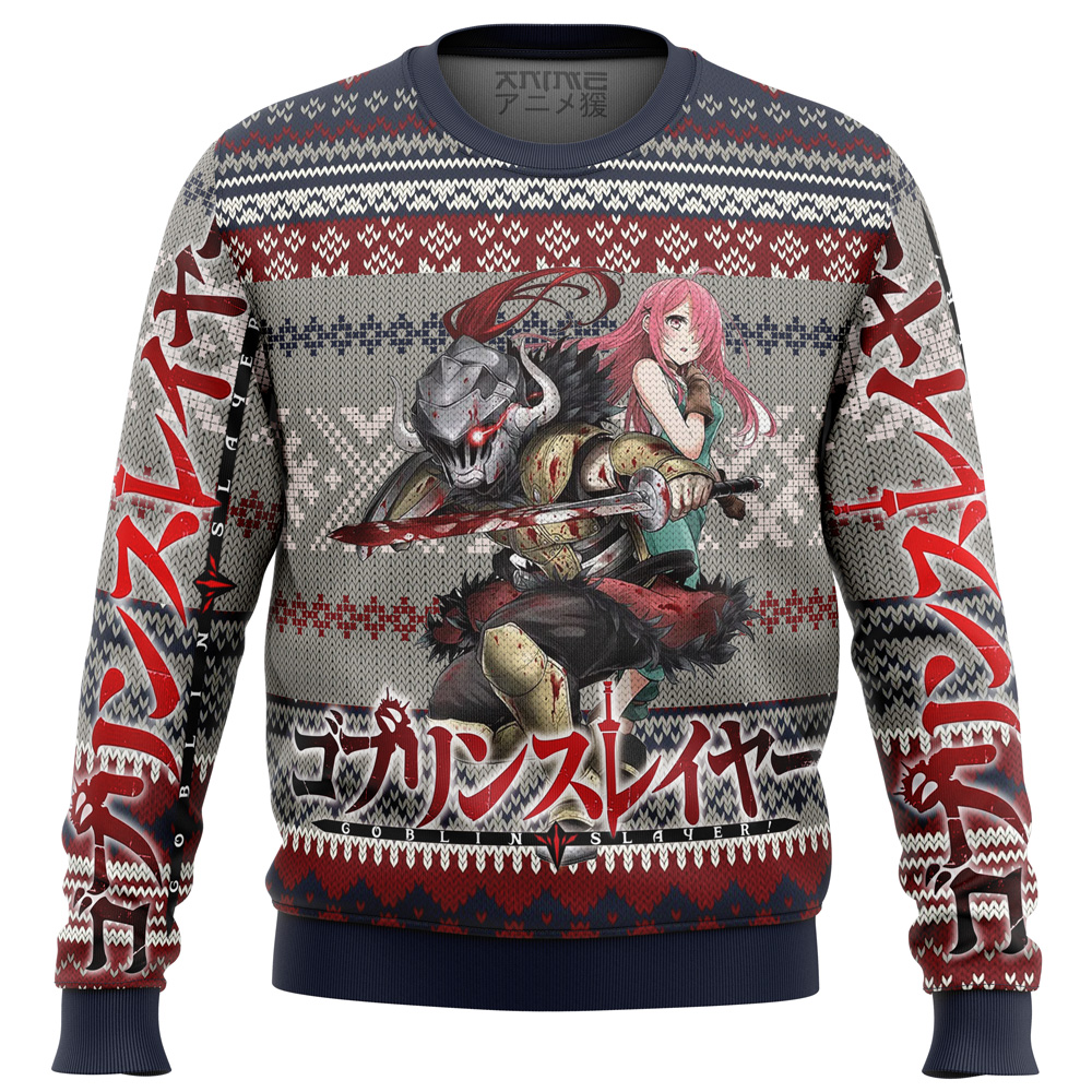 goblin slayer alt ugly christmas sweater ana2207 4841 - Fandomaniax Store