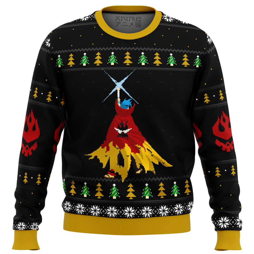 gurren lagann kamina ugly christmas sweater ana2207 2804 - Fandomaniax Store