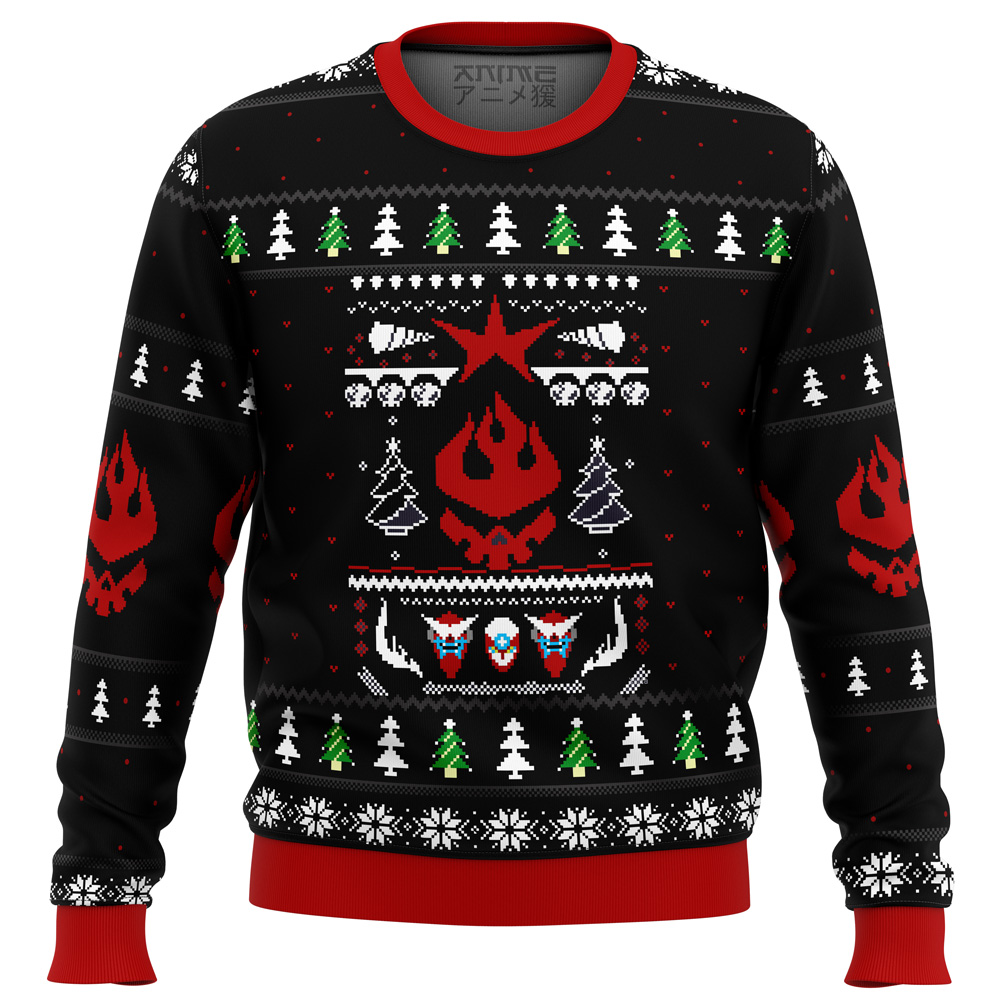 gurren lagann logo ugly christmas sweater ana2207 3302 - Fandomaniax Store
