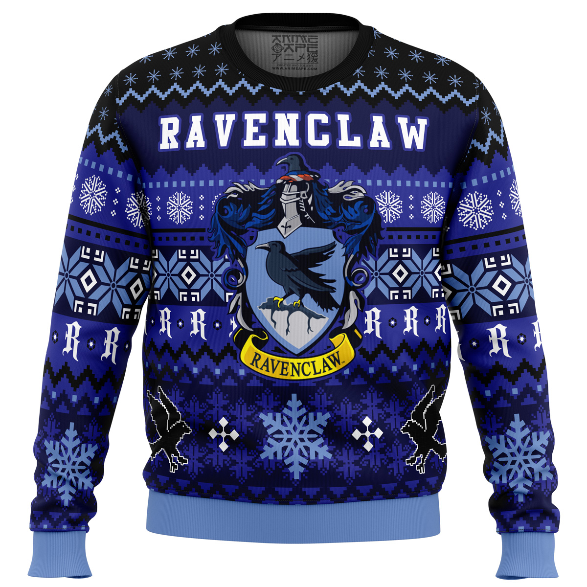 harry potter ravenclaw house ugly christmas sweater ana2207 2489 - Fandomaniax Store
