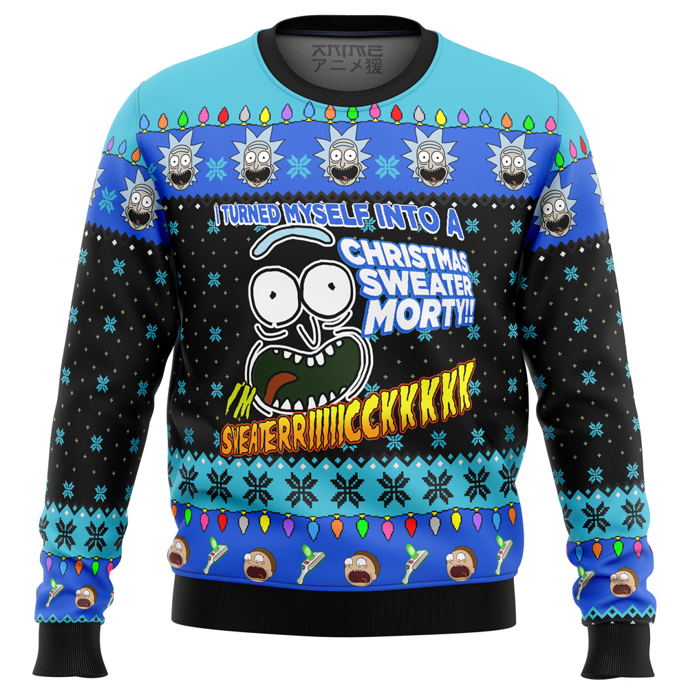 im sweater rick rick amp morty ugly christmas sweater ana2207 3137 - Fandomaniax Store