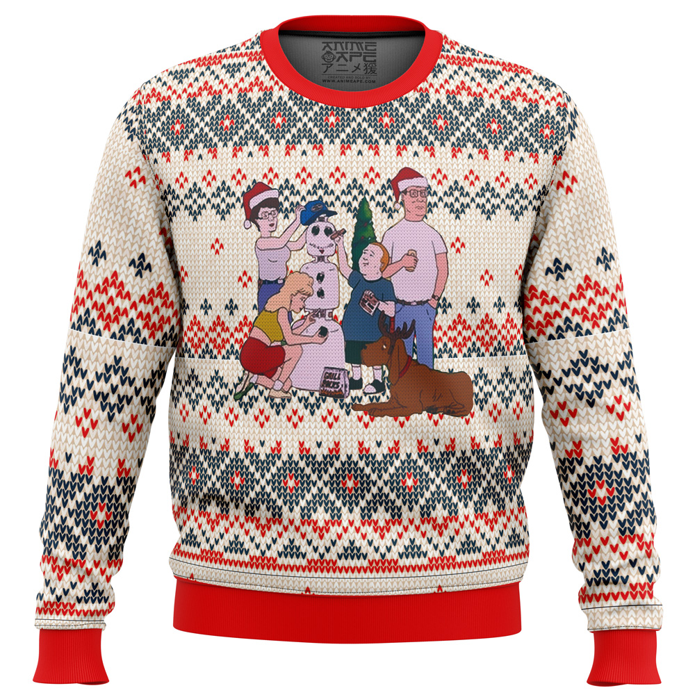 king of the hill christmas sweater ana2207 8195 - Fandomaniax Store