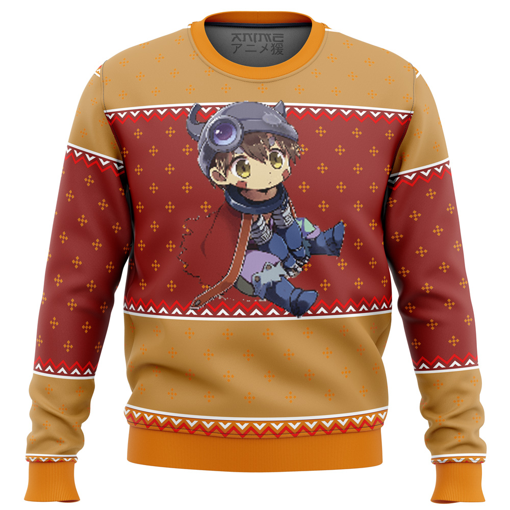 made in abyss reg ugly christmas sweater ana2207 8408 - Fandomaniax Store