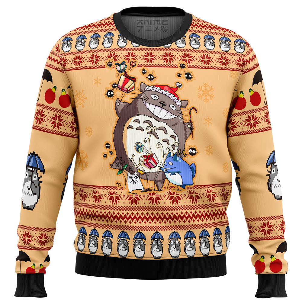 my neighbor totoro alt ugly christmas sweater ana2207 6945 - Fandomaniax Store