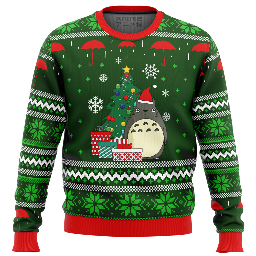 my neighbor totoro gifts ugly christmas sweater ana2207 1718 - Fandomaniax Store