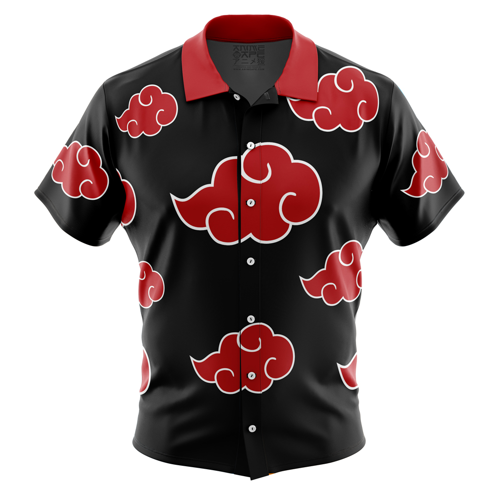 naruto akatsuki button down hawaiian shirt ana2207 8574 - Fandomaniax Store