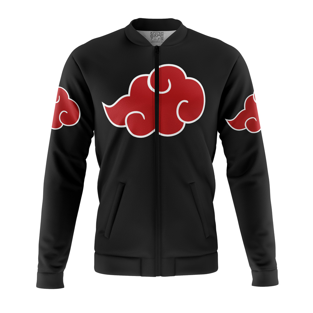 naruto akatsuki fleece bomber jacket ana2207 4442 - Fandomaniax Store