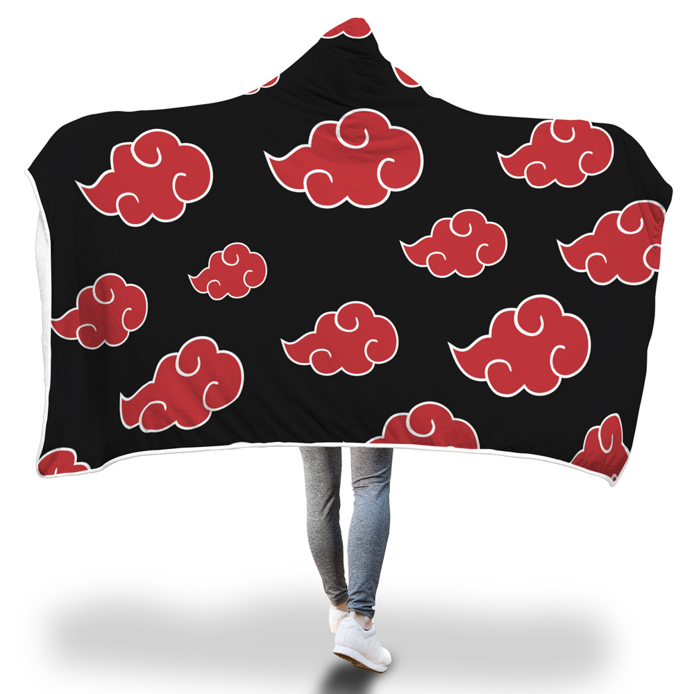 naruto akatsuki hooded blanket ana2207 1384 - Fandomaniax Store