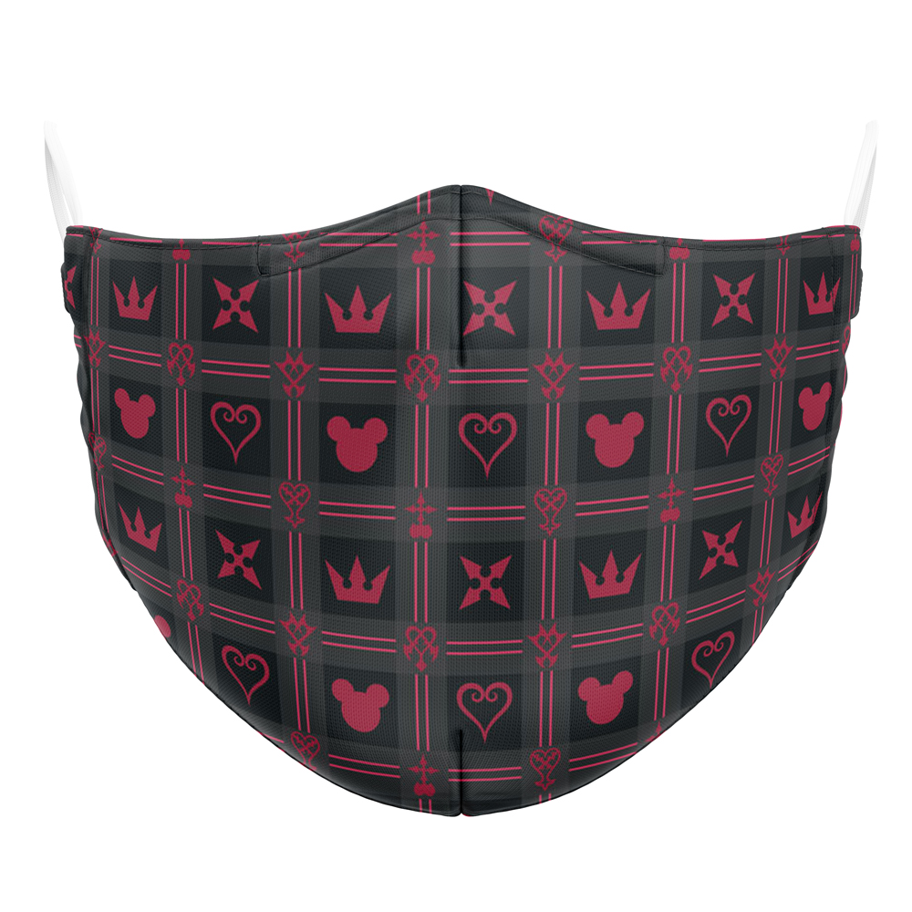 pattern red kingdom hearts face mask ana2207 2878 - Fandomaniax Store