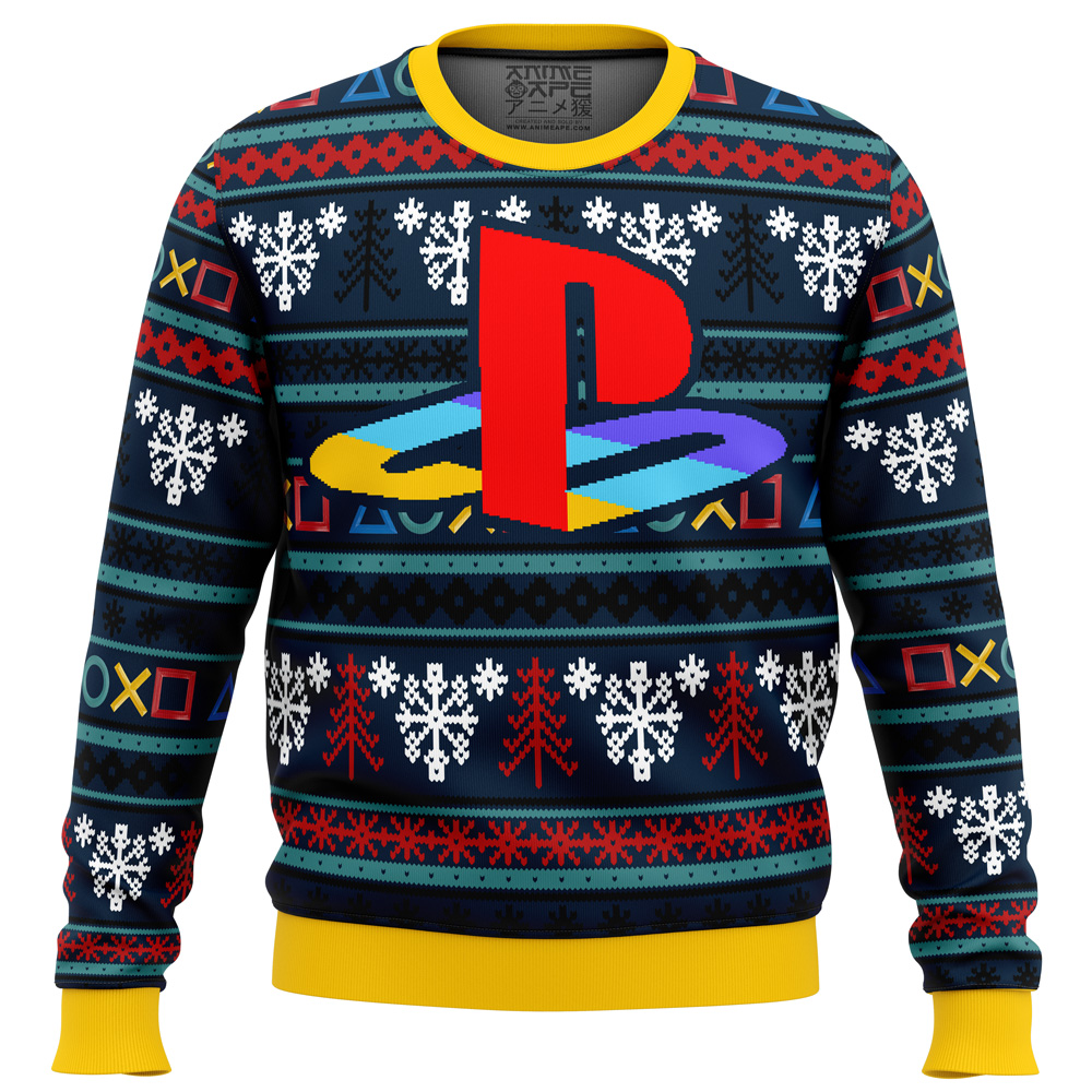 playstation ugly christmas sweater ana2207 7947 - Fandomaniax Store