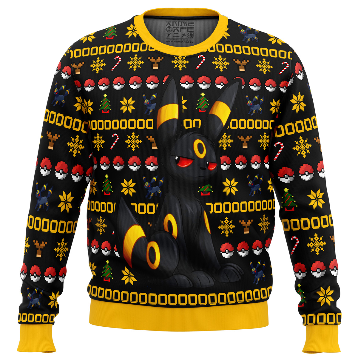 pokemon christmas umbreon ugly christmas sweater ana2207 3210 - Fandomaniax Store