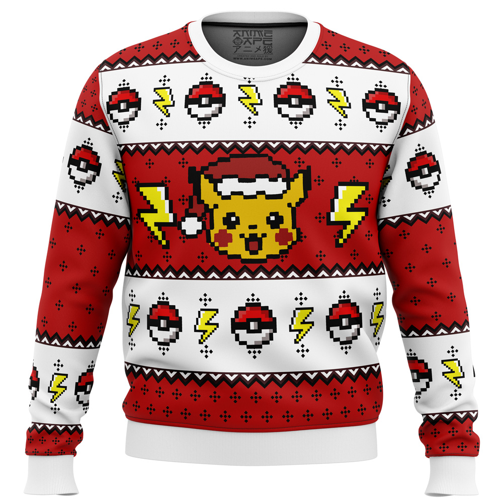 pokemon pikachu ugly christmas sweater ana2207 5020 - Fandomaniax Store