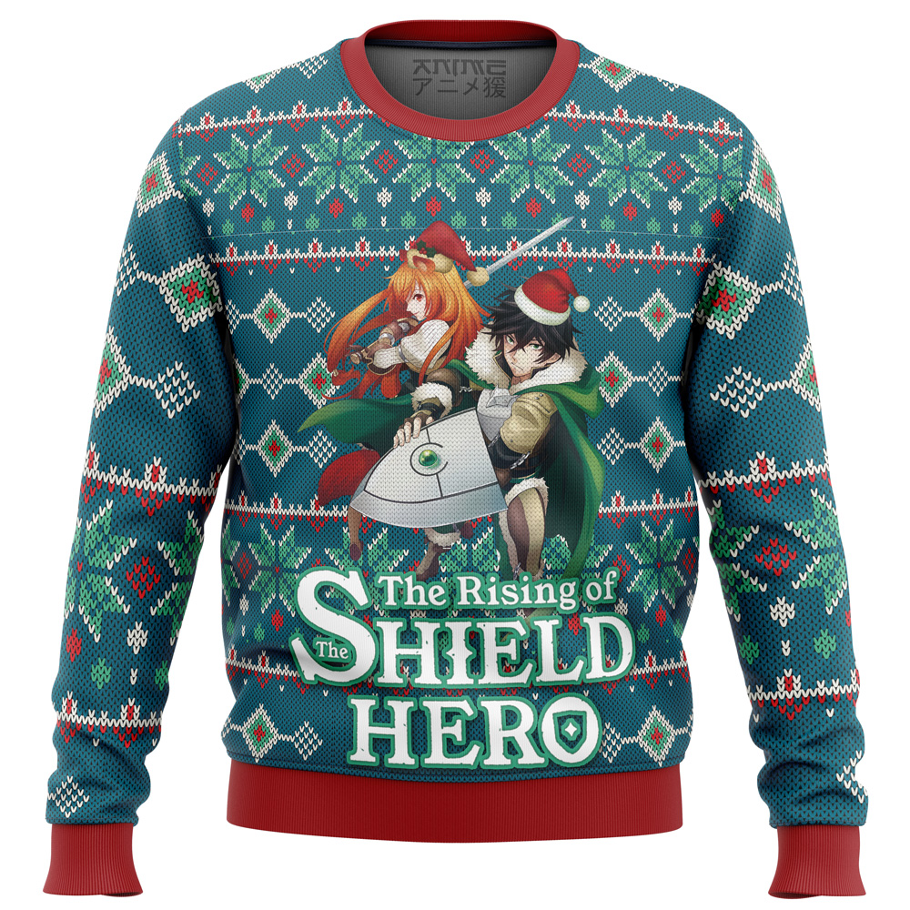 rising of the shield hero alt ugly christmas sweater ana2207 6433 - Fandomaniax Store