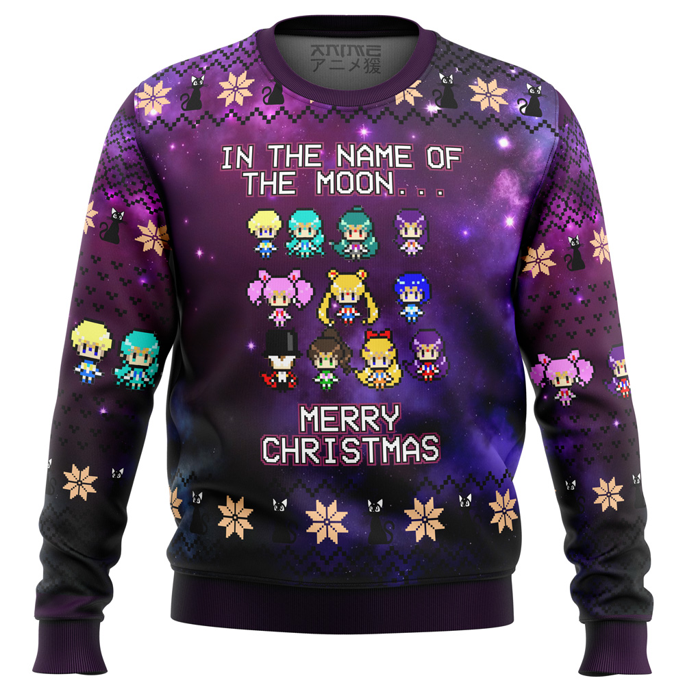 sailor moon ugly christmas sweater ana2207 4633 - Fandomaniax Store