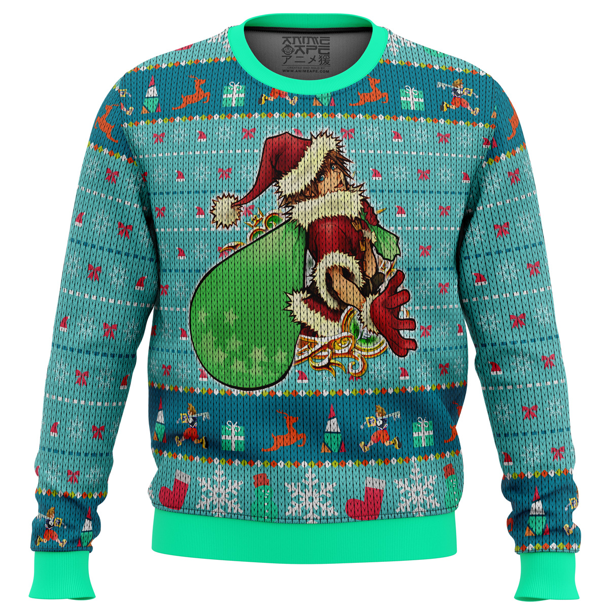 santa sora kingdom hearts ugly christmas sweater ana2207 7312 - Fandomaniax Store