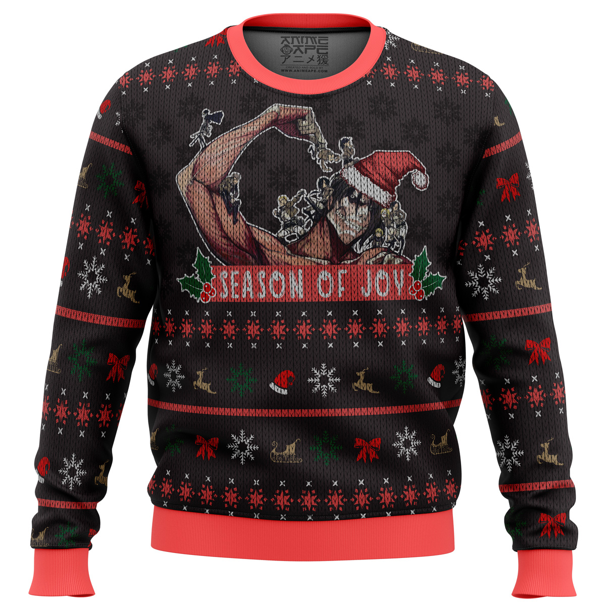 season of joy attack on titan ugly christmas sweater ana2207 1262 - Fandomaniax Store