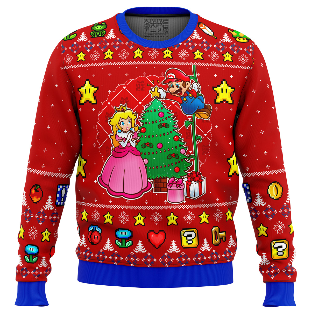 smash bro come and see the christmas tree super mario ugly christmas sweater ana2207 5819 - Fandomaniax Store