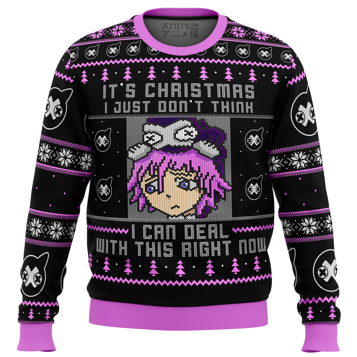 soul eater crona deal with this ugly christmas sweater ana2207 6139 - Fandomaniax Store