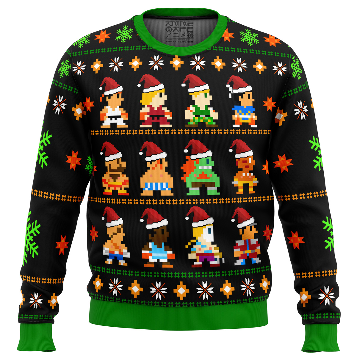 street fighter classic collection ugly christmas sweater ana2207 7464 - Fandomaniax Store