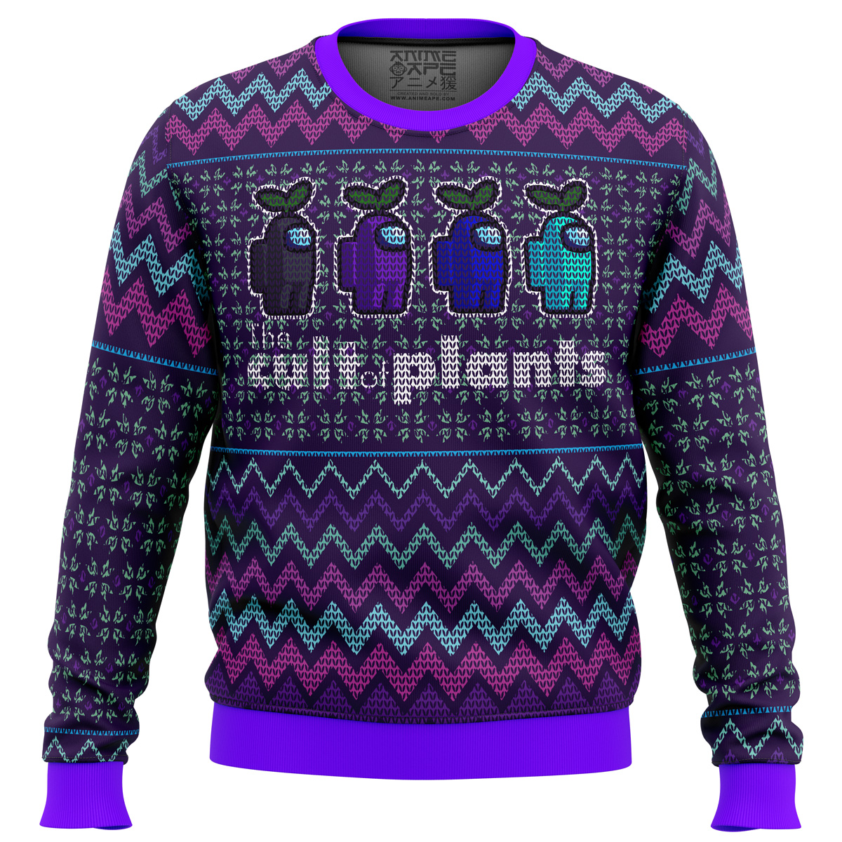 the cult of plants among us ugly christmas sweater ana2207 1630 - Fandomaniax Store