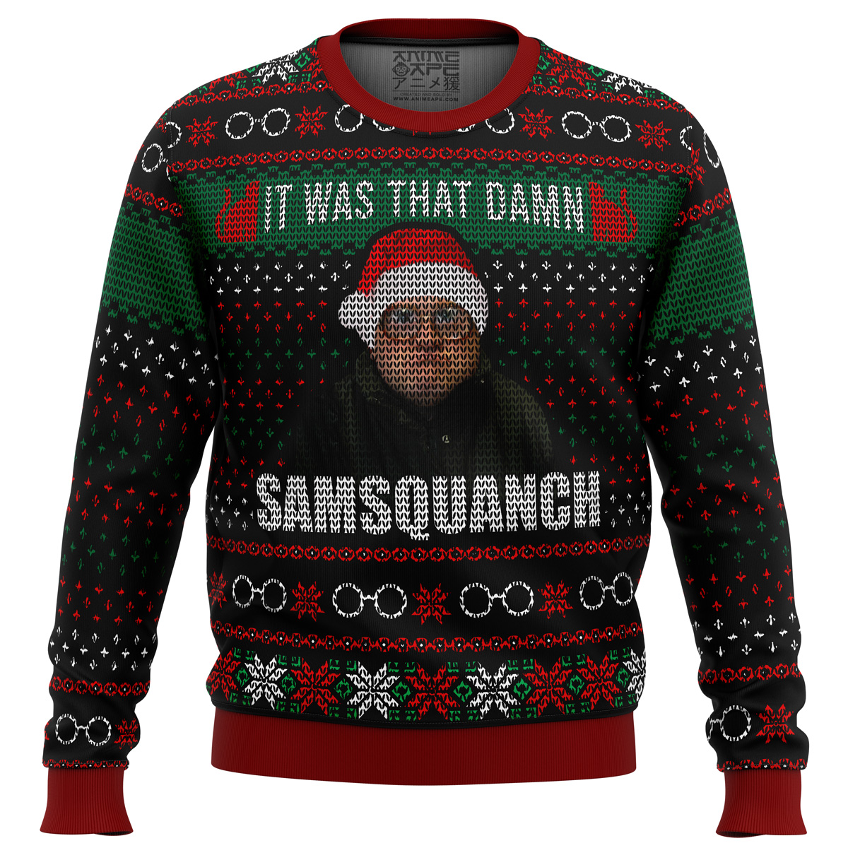 trailer park boys samsquanch ugly christmas sweater ana2207 6296 - Fandomaniax Store