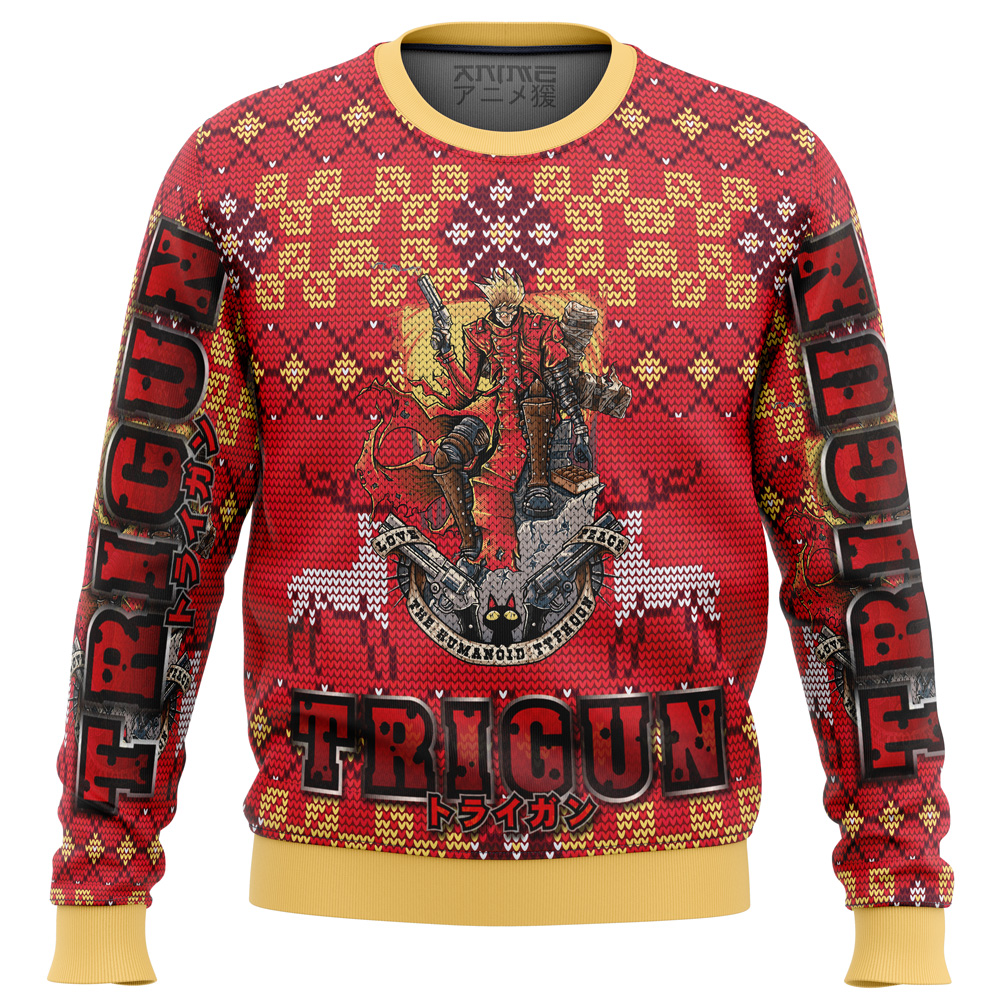 trigun alt ugly christmas sweater ana2207 2374 - Fandomaniax Store