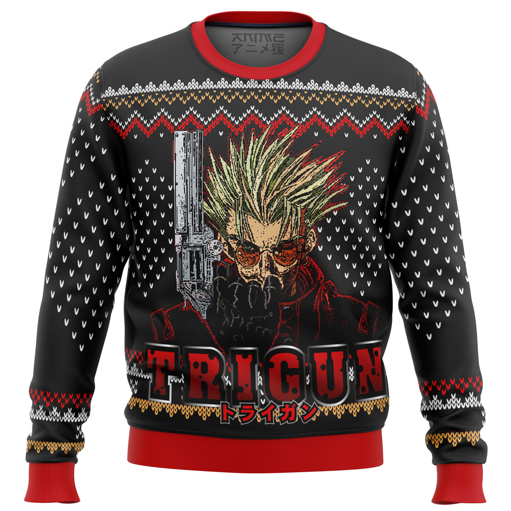 trigun vash emblem ugly christmas sweater ana2207 6654 - Fandomaniax Store