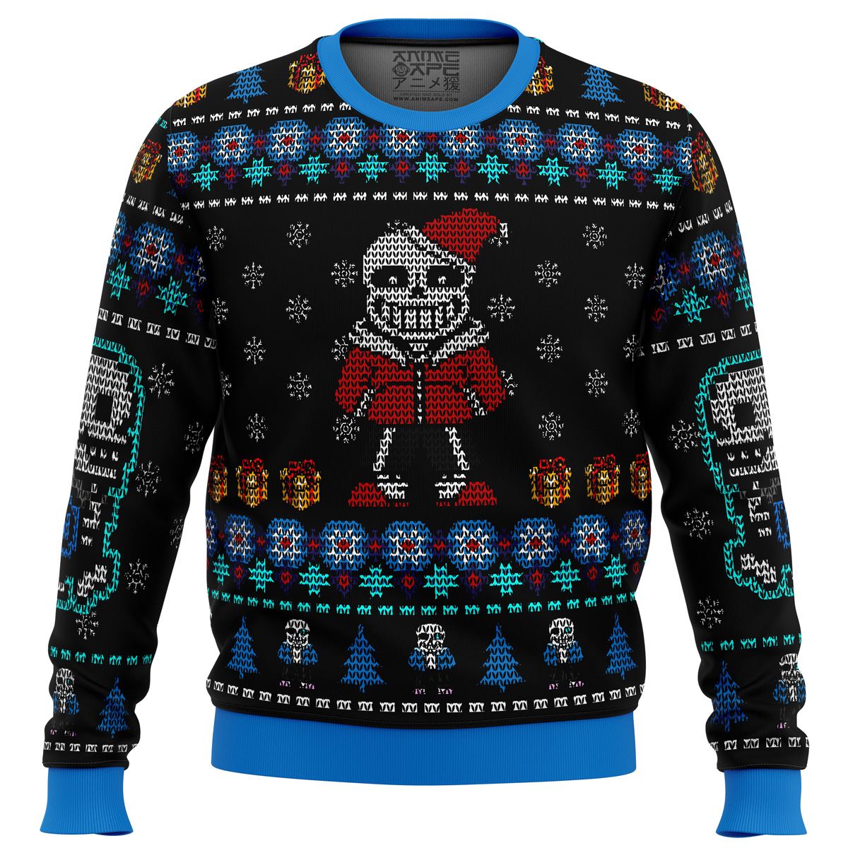 undertale sans ugly christmas sweater ana2207 4301 - Fandomaniax Store